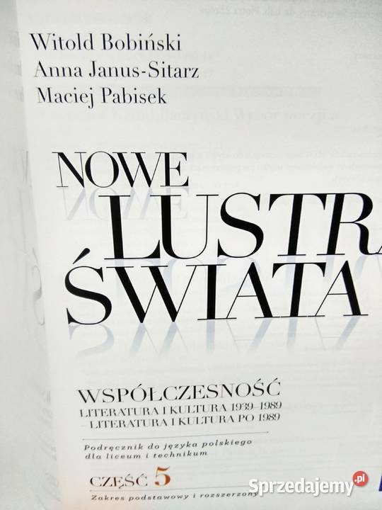 Nowe lustra współczesność polski podręcznik