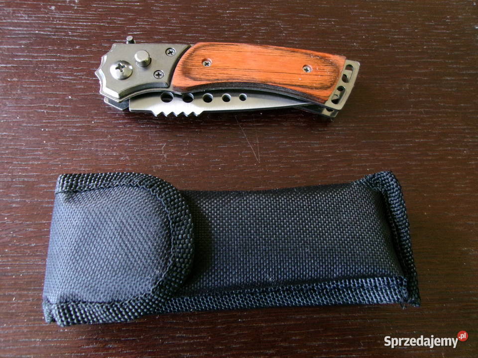 Nóż sprężynowy składany z blokadą nowy Legionowo