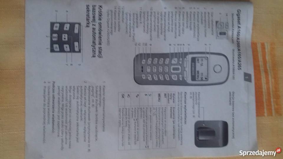 Telefon Gigaset Siemens Urządzenia stacjonarne Łódź