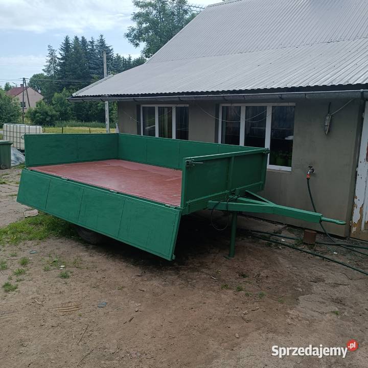 Przyczepa rolnicza jednoosiowa kołówka