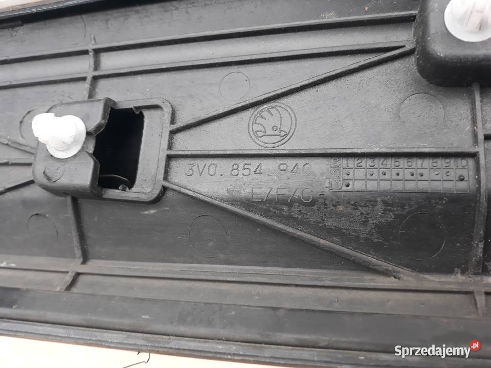 SKODA SUPERB 3 III LISTWA DRZWI PRAWA PRZÓD Międzychód sprzedam