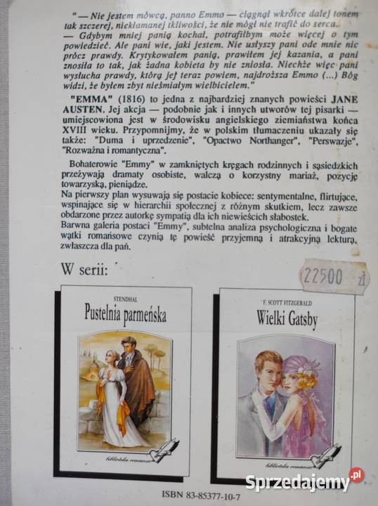 Emma Jane Austen 1991 miękka Kielce