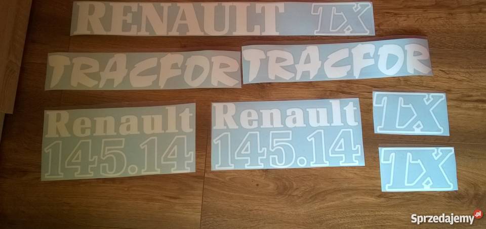 Renaualt 12054 TX 12014 zestaw naklejek Wola Wiewiecka