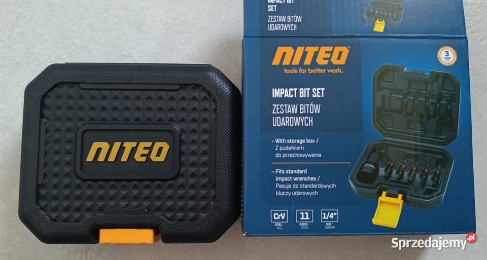 NITEO zestaw bitów udarowych PH2 i PZ2 50 mm 14 Ełk