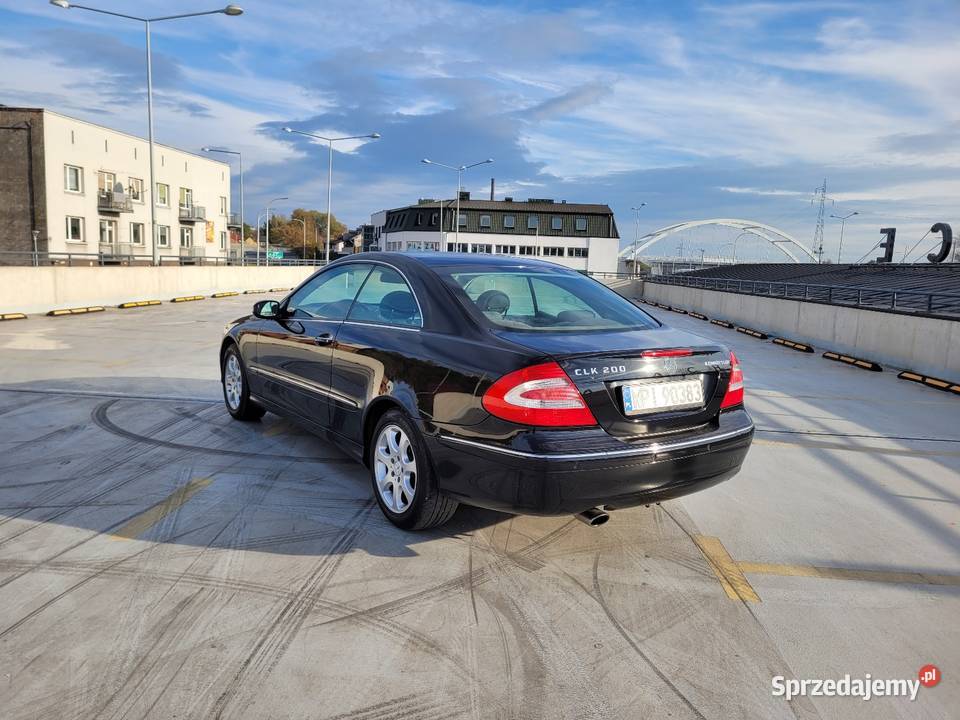 Mercedes CLK 18 LPG 2006r czarny Pawłów