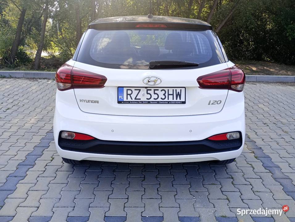 Hyundai i20 12 benzyna 2019r Niski przebieg autoalarm Rzeszów