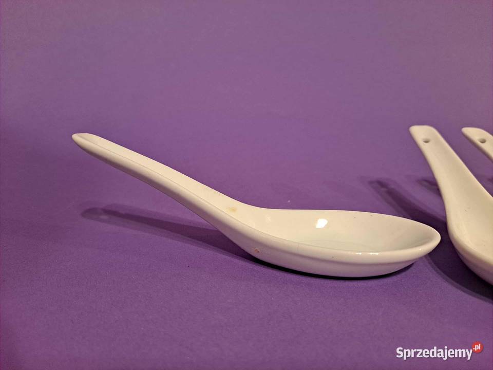 Łyżki porcelanowe chińskie 6 sztuk małopolskie Kraków sprzedam