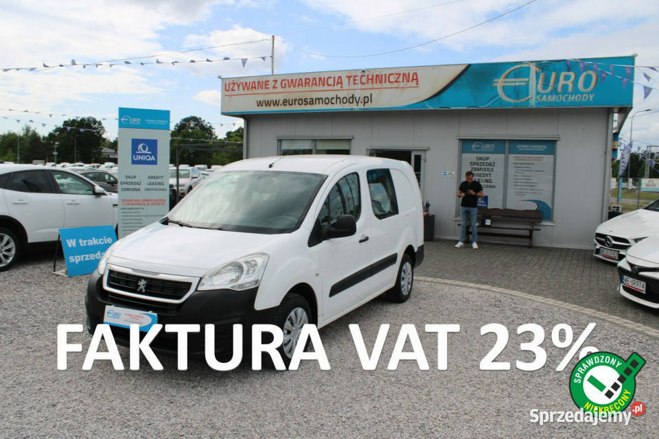 Peugeot Partner Fvat Salon Gwarancja czujniki II pełny VAT Warszawa
