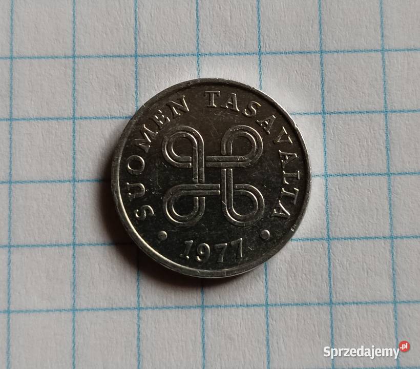 1 PENNI 1977 FINLANDIA Piszczac
