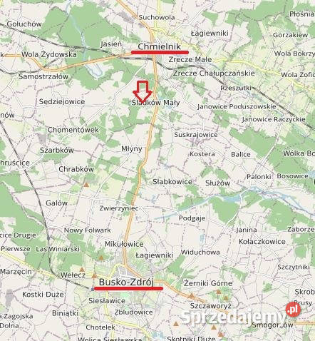 W pół wykończony duży ciekawa okolica Śladków Mały