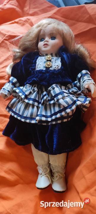 Lalka kolekcjonerka Daxon kompozyt włosy blond Wrocław