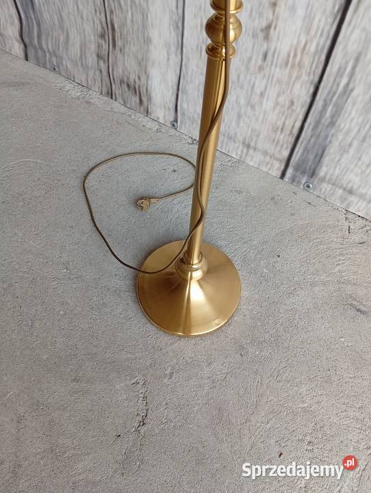 klasyczna mosiężna lampa podłogowa 192 sprzedam