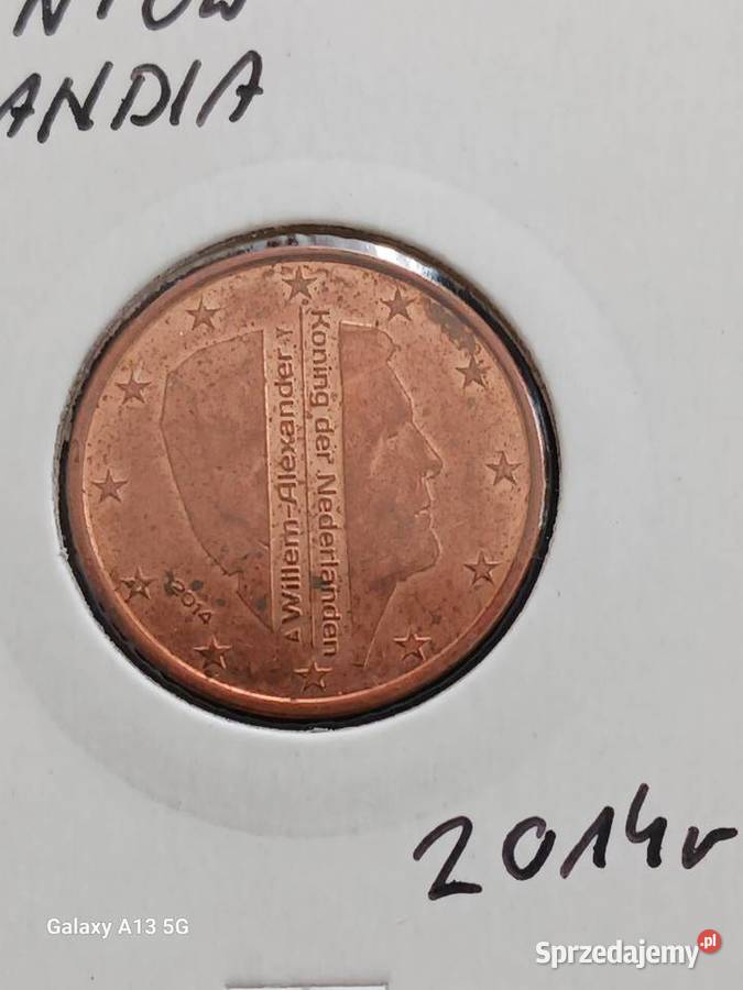 5 Eurocentów Holandia 2014 r wielkopolskie Konin