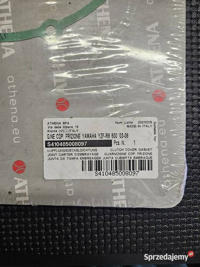 Uszczelka dekla sprzęgła yamaha r6 fz6 fazer