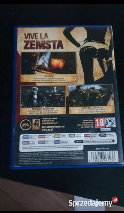 Gra komputerowa pc the saboteur Komputerowe PC Kultura i Rozrywka