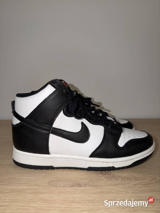 Nike Dunk High czarnobiałe 39 EU stan damskie Kraków sprzedam