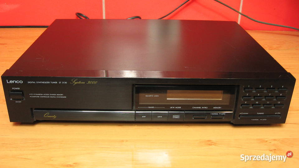 Lenco ST 3130 cyfrowy tuner radiowy z Quartz Świebodzice