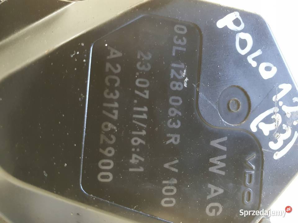 PRZEPUSTNICA VW Golf VI 20 TDI 03L128063R osobowe Rudka