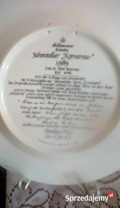 Seltmann Weiden Jahresteller Kornernte zboże Warszawa