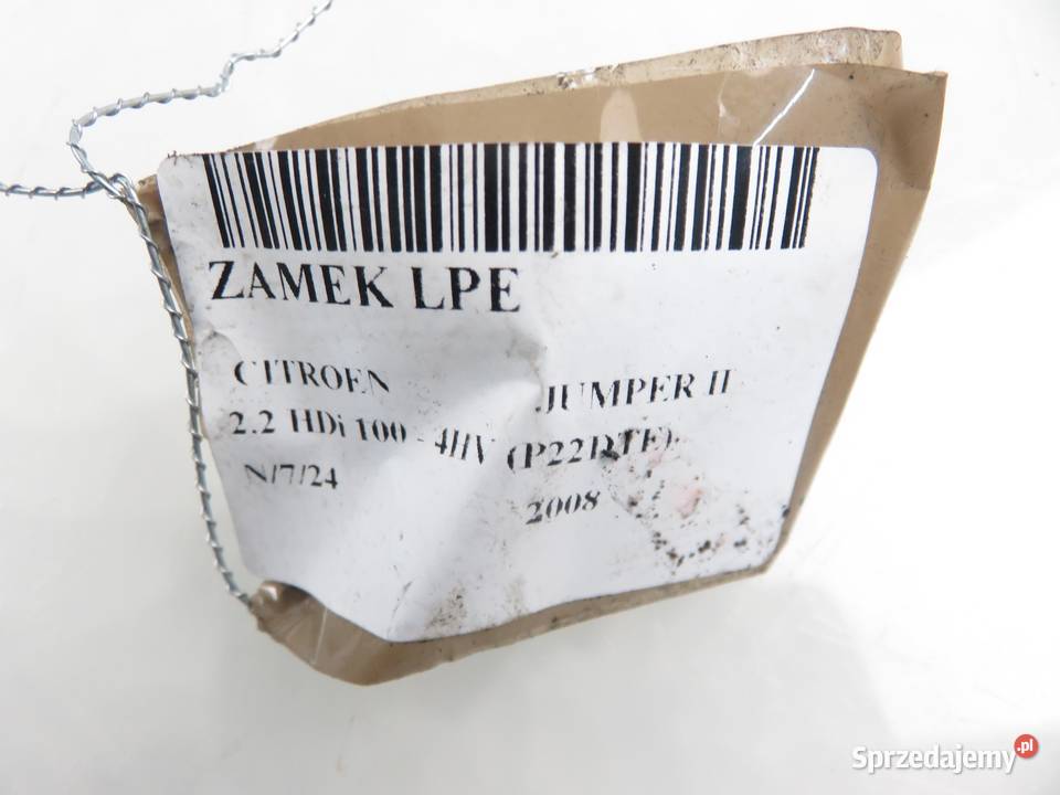 ZAMEK LEWY PRZEDNI CITROEN JUMPER II 1342155080