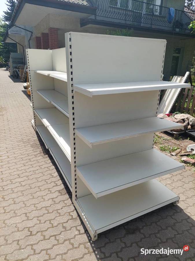 Gondola sklepowa z regałami szczytowymi 170 Białystok