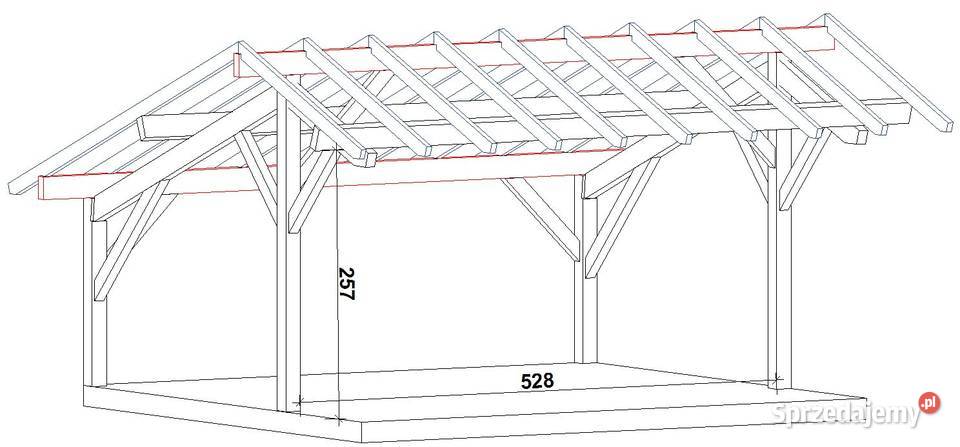 Garaż Drewniany Wiata Domek Altana Zadaszenie Rębiszów sprzedam