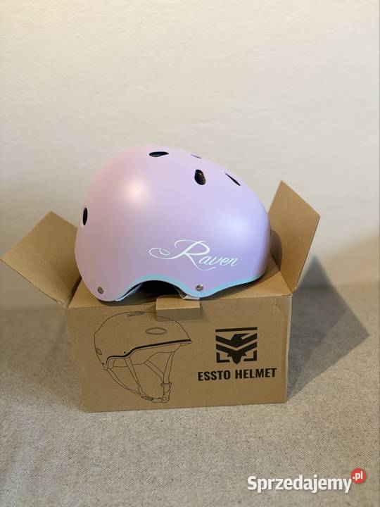 Kask Raven Essto fioletowy S5255 Świeradów-Zdrój