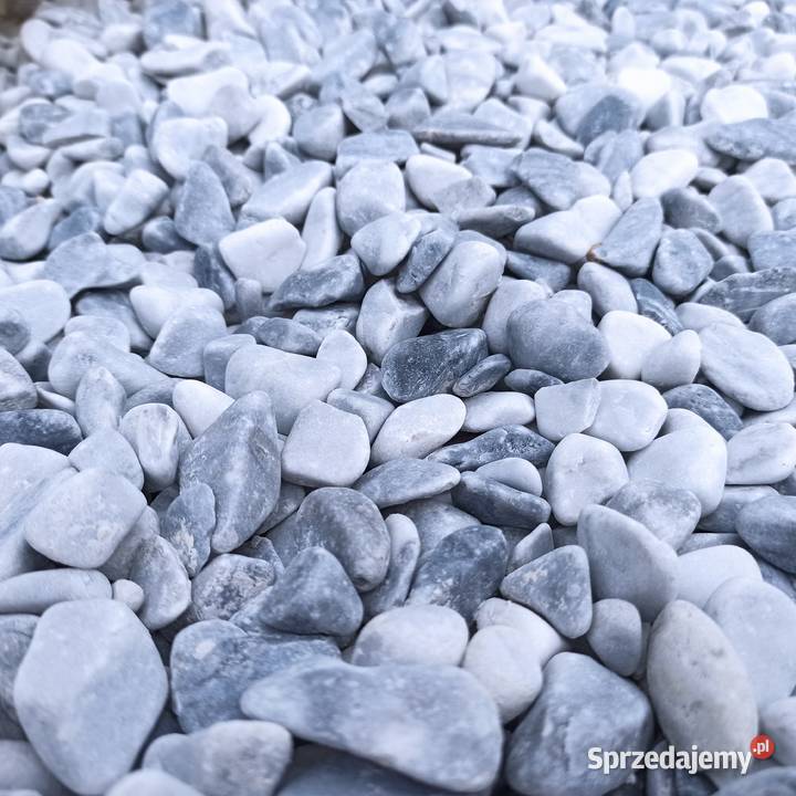 Otoczak Ice Blue Kamień Niebieski Lodowy Biała
