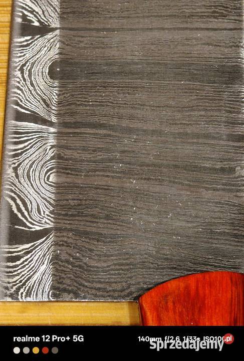 Komplet 6 noży damasceńskich handmade 312 warstw Ostrów Mazowiecka