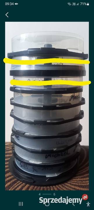 Pudełko okrągłe etui tuba case na płyty CD DVD Pozostałe Małkinia Górna