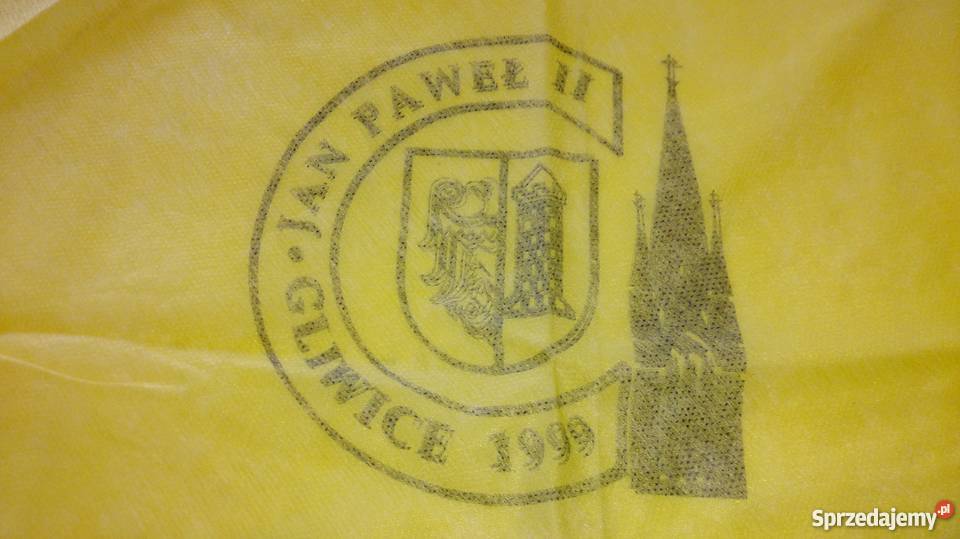 Pamiątka z wizyty Jana Pawła II Gliwice 1999 Rogoźnik