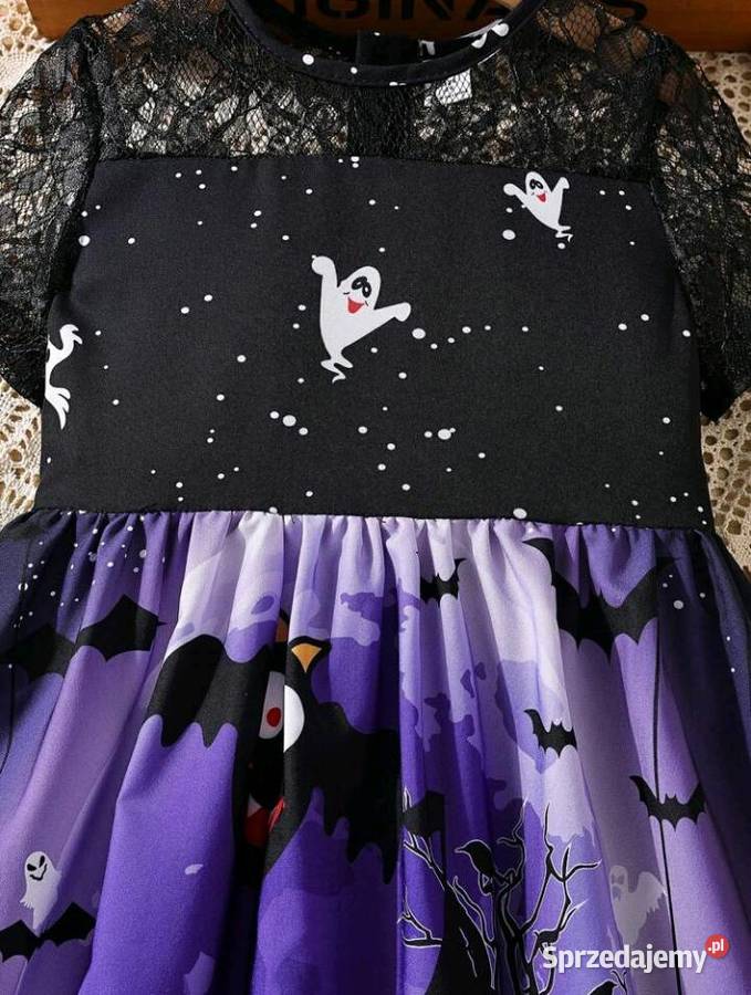 Sukienka Halloween NOWA strój 98 104 110 116 122 Sukienki i spódniczki Czerwionka-Leszczyny