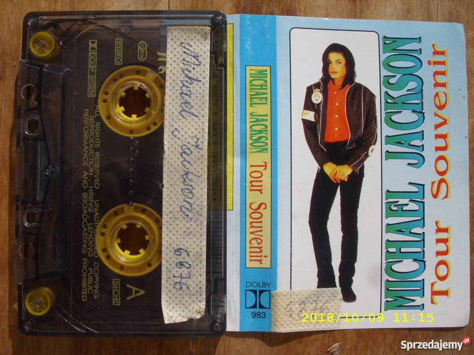 ROCK kaseta MICHAEL JACKSONTOUR SOUVENIR kaseta