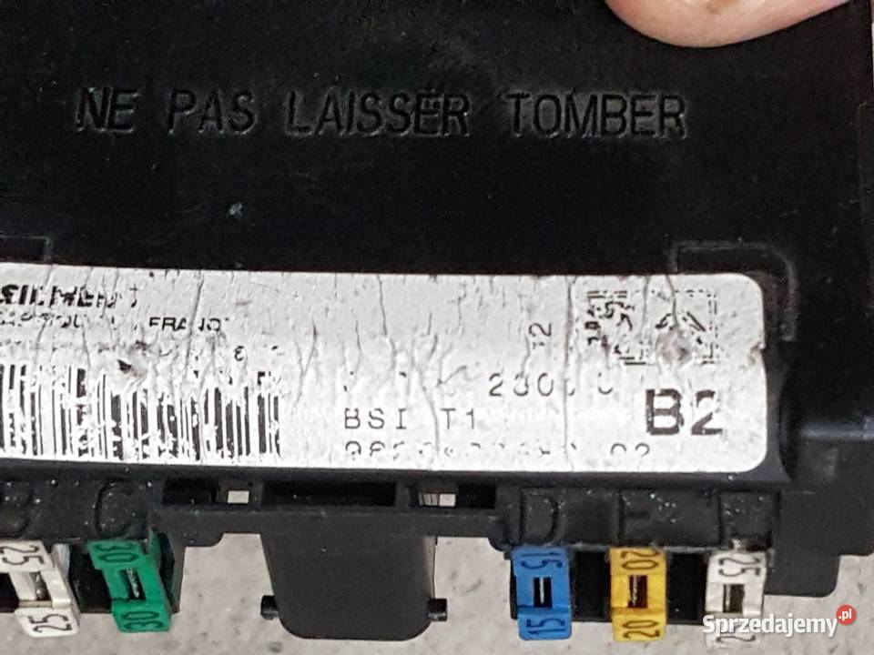 PEUGEOT 206 19 DIESEL MODUL BSI T1 B2 STEROWNIK Turek