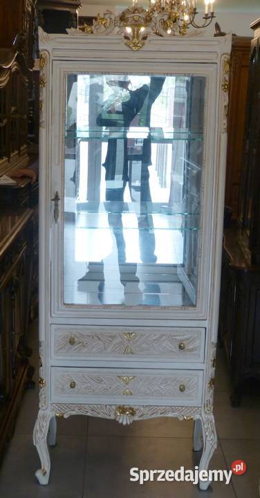 Witryna ludwikowska ecru sklep Dąbrowa Górnicza sprzedam