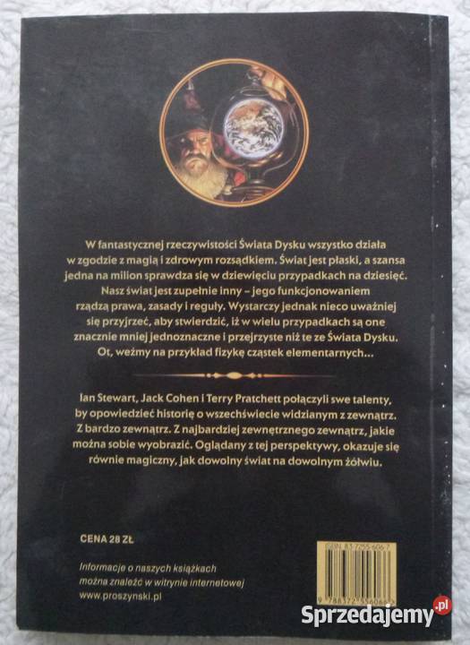 Nauka Świata Dysku Terry Pratchett Ian Stewart miękka Warszawa