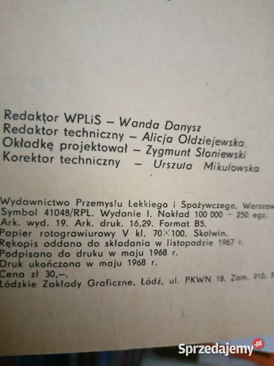 Szyjemy same książki krawieckie księgarnia Warszawa sprzedam