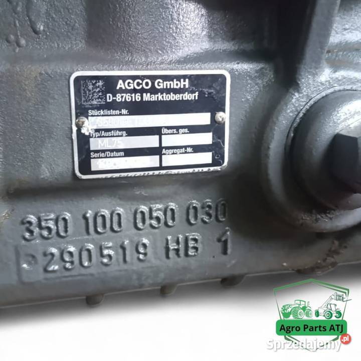 Dyferencjał 10x59 Agco 350100050030 Fendt 312 Zawieszenie podlaskie Ciechanowiec