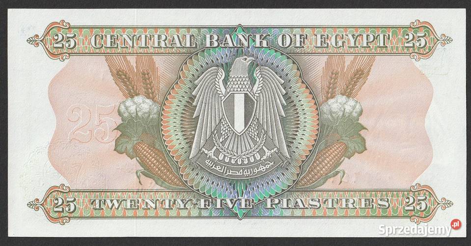 EGIPT 25 PIASTR 1978 STAN BANKOWY UNC łódzkie Łódź sprzedam