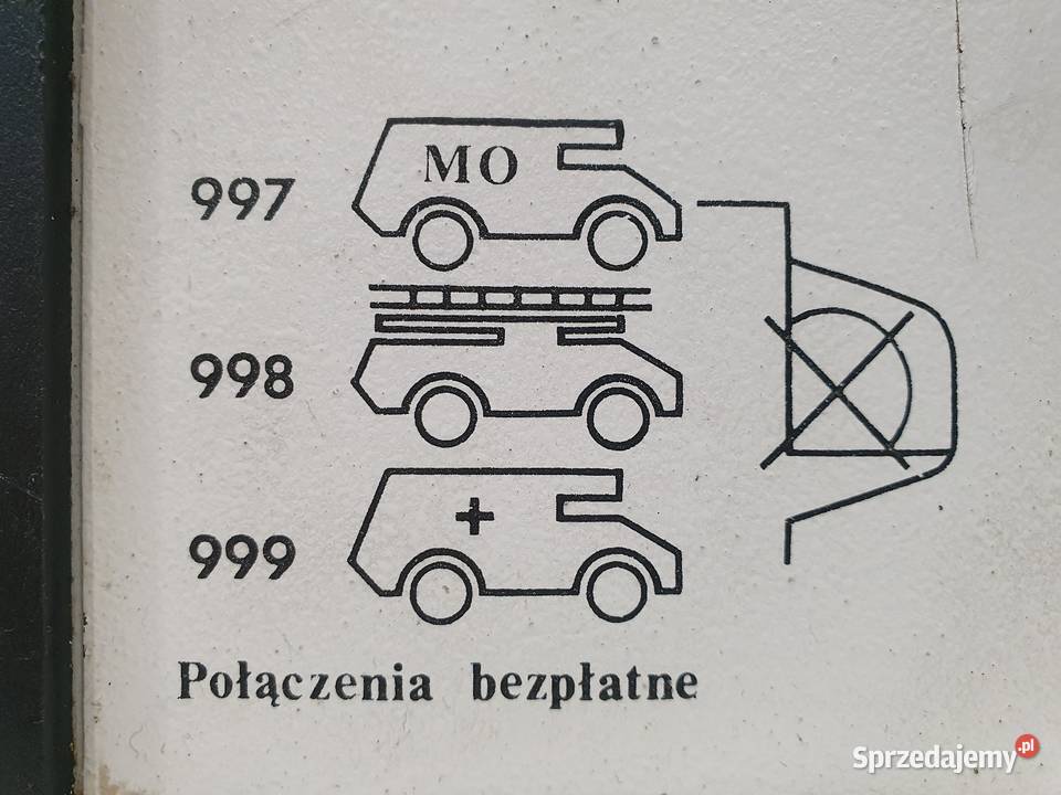 Telefon aparat telefoniczny automat wrzutowy Solnica