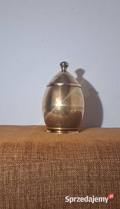 mosiężna papierośnica vintage z przykrywką Pozostałe Warszawa