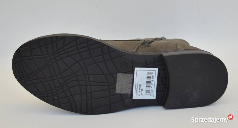 Szare ocieplane botki rozmiar 38 wl18100k01 Kozaki