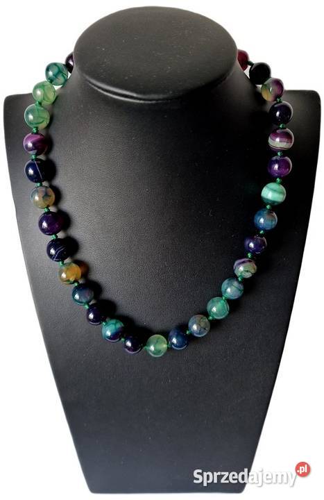 AGAT WĘŻOWY NASZYJNIK KAMIENIE OCHRONNE ETNICZNE Częstochowa