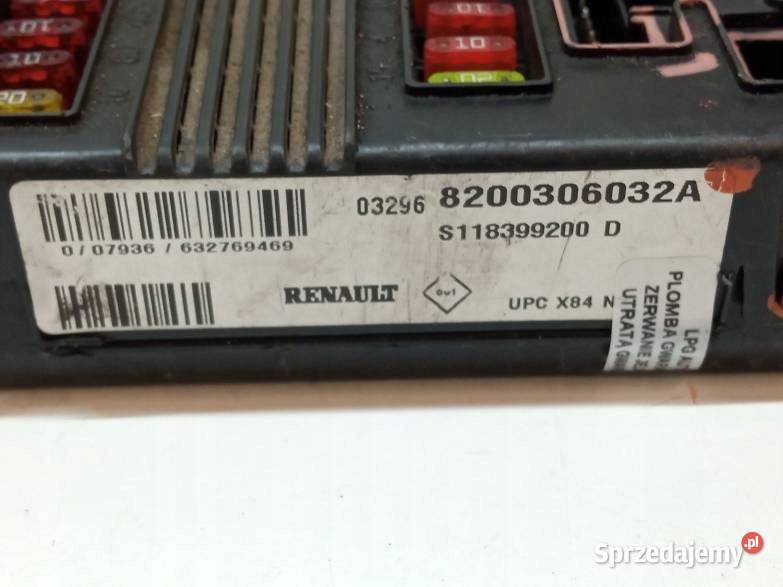 SKRZYNKA BEZPIECZNIKÓW 8200306032A UPC X84 N Rok produkcji 2004 sprzedam