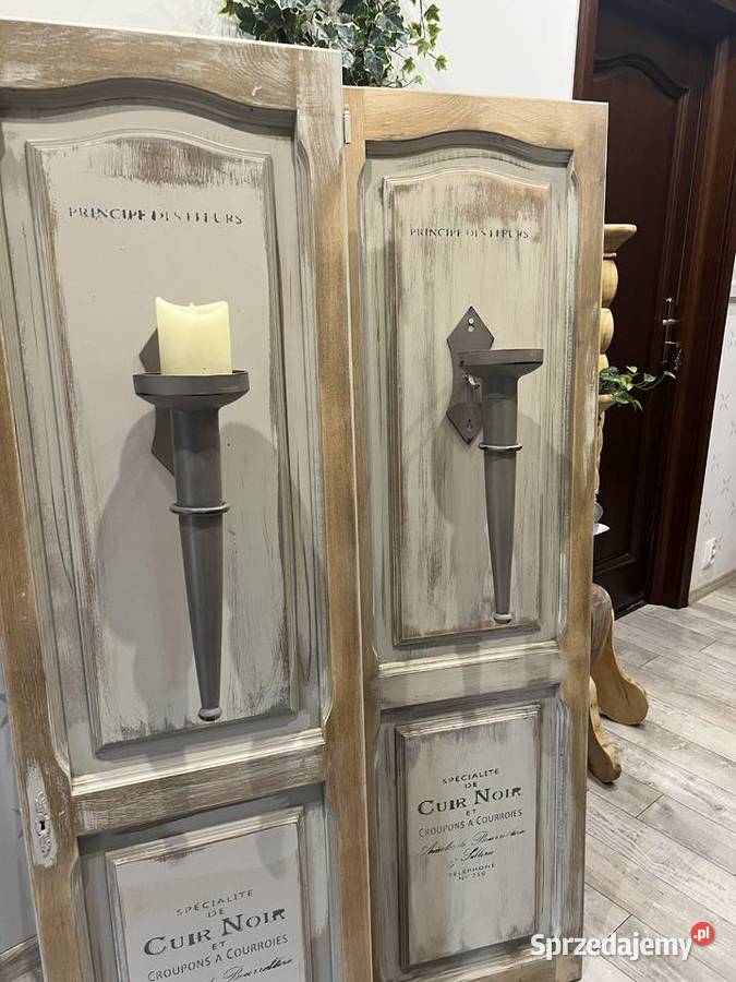 Panel dekoracja prowansalska stare drzwi Żary