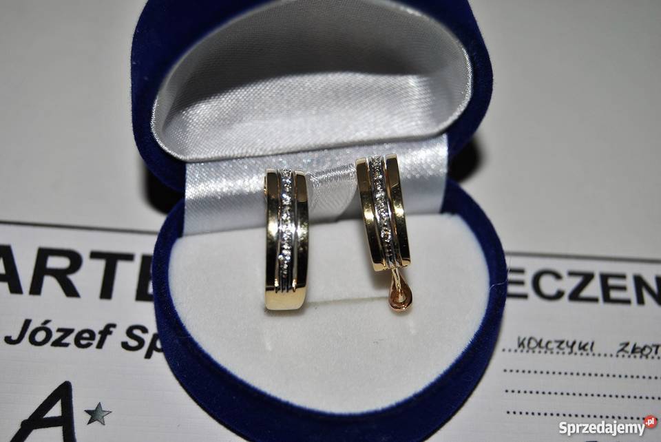 Okazja Sprzedam ładne złote kolczyki małopolskie Tarnów