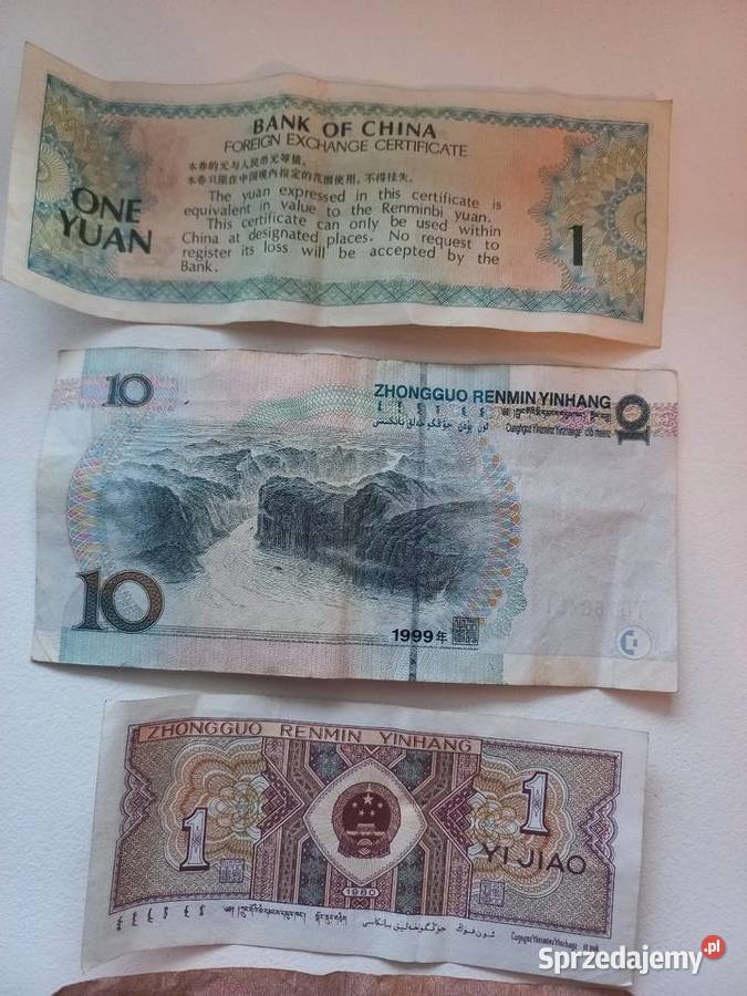 Banknoty Chiny mazowieckie Warszawa