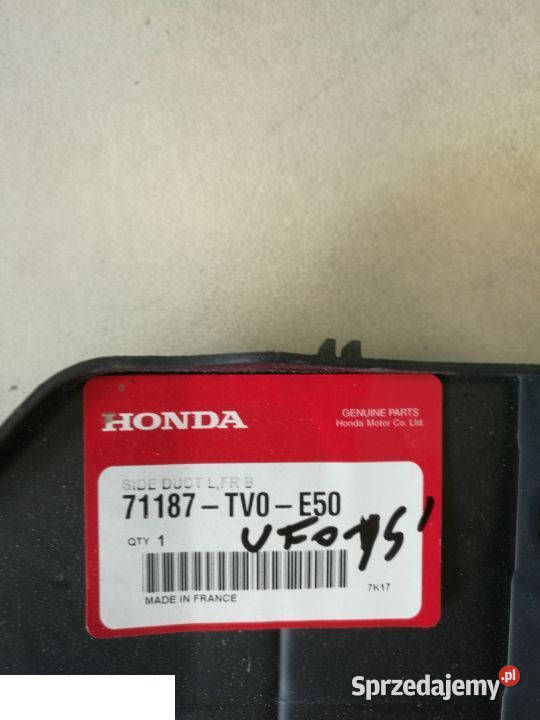 HONDA CIVIC 2014 KIEROWNICA POWIETRZA LEWA osobowe Kozubszczyzna
