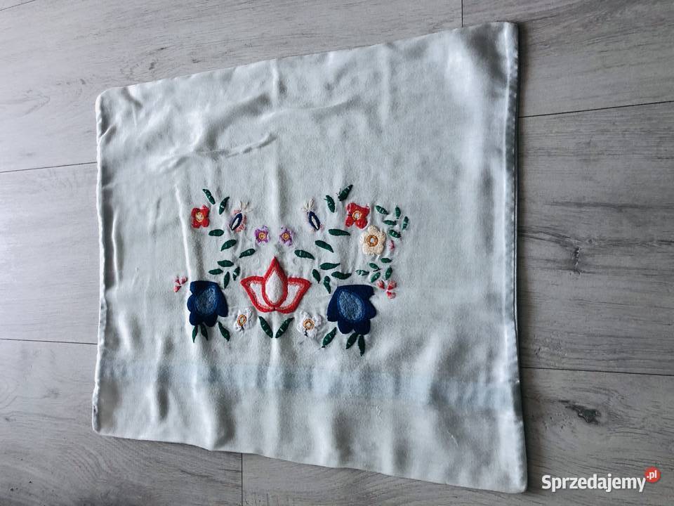 Poszewki na poduszki ręcznie robione PRL