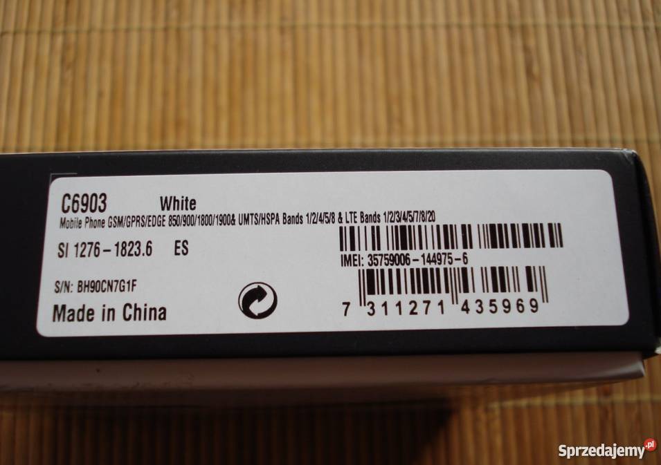 nowy sony xperia z1 c6903 white bez lock